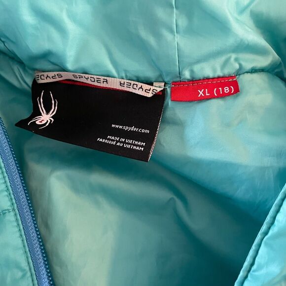 Youth Girl's Spyder Solitude Thinsulate Ski Snowboard Jacket Size XL - Picture 9 of 10